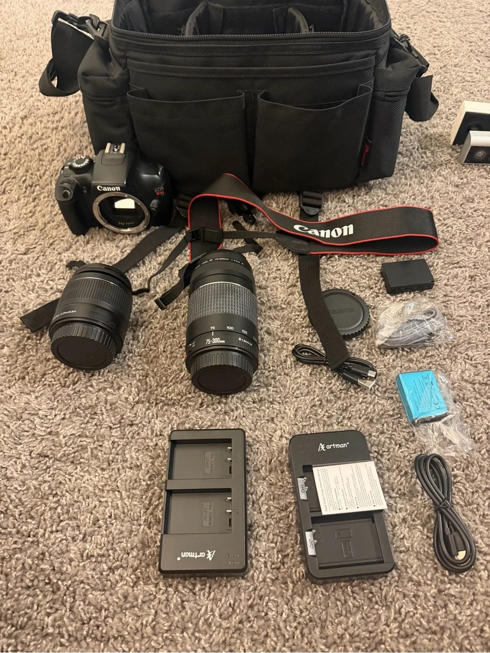 Canon EOS T3 Camera Body in Black